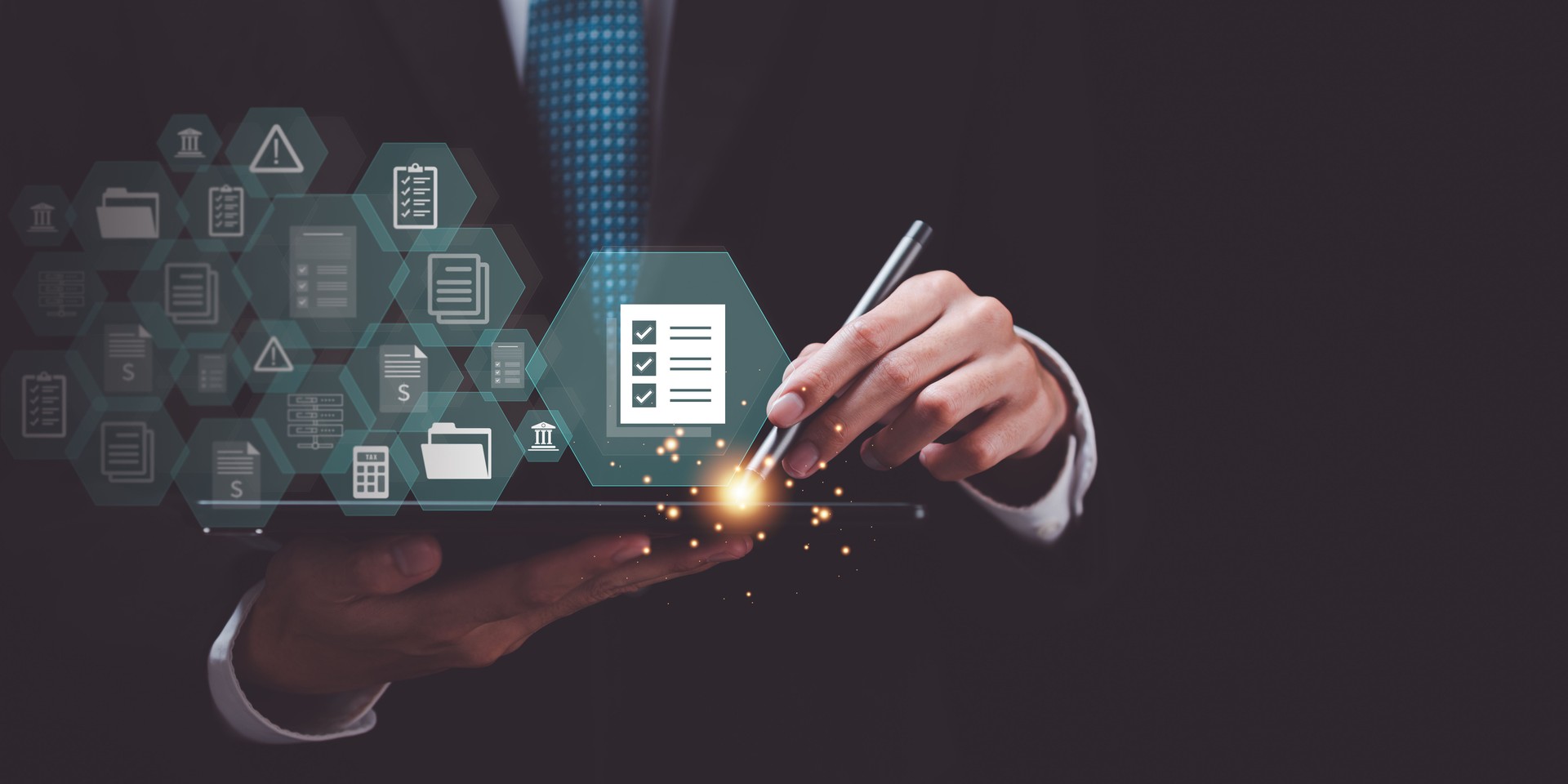 checkbox to conduct opinion and quality surveys or satisfaction , quality inspection ,Qualification for Measurement ,accountant auditing documents ,quality assessment management With a checklist