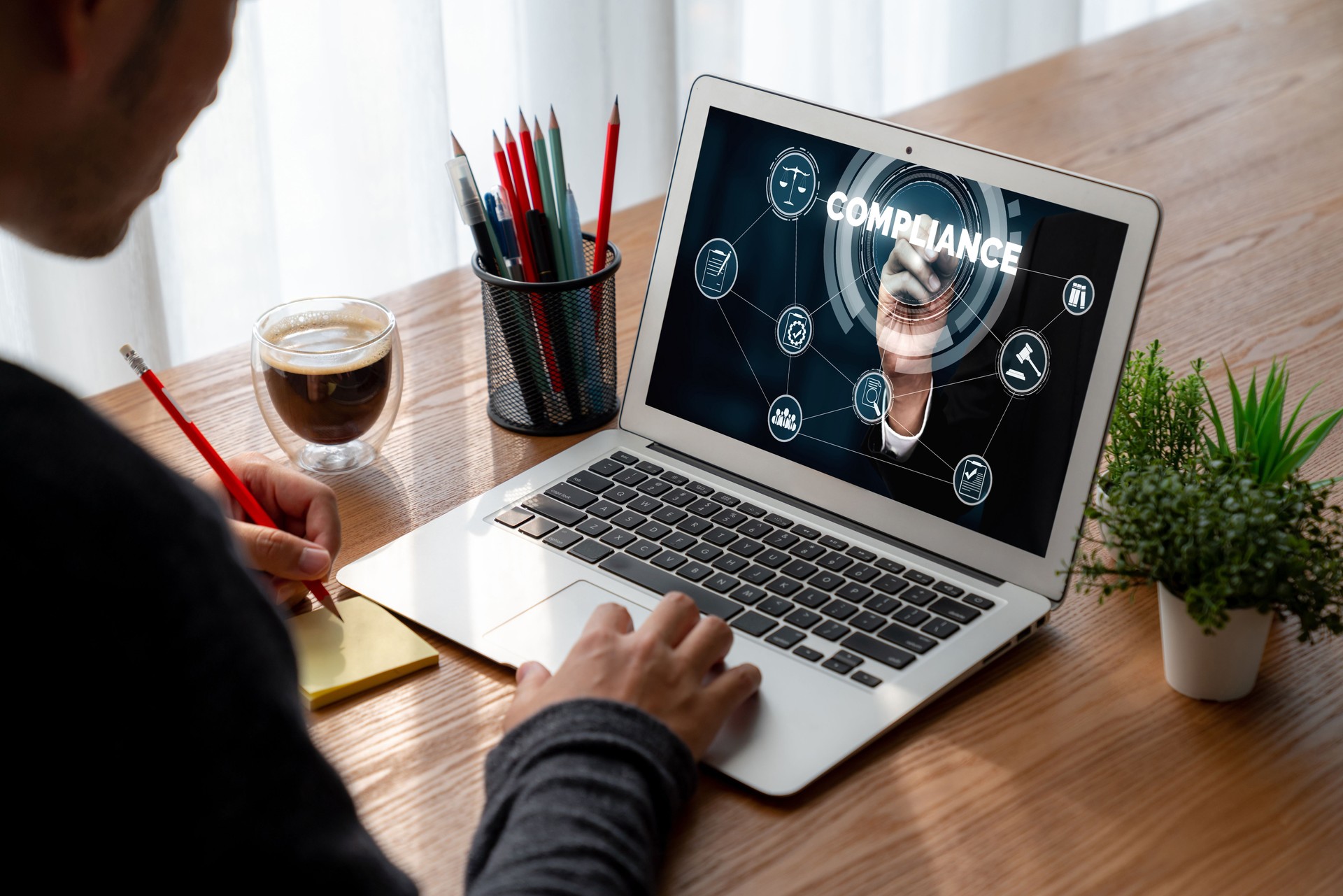 Compliance system for modish online corporate business
